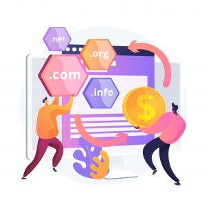 illustration of domain as digital asset of businesses