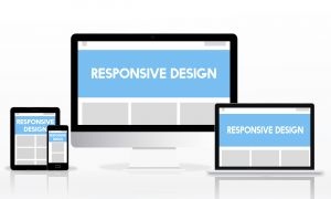 Illustration of responsive design on multiple devices 