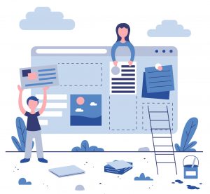 wordpress blog illustration